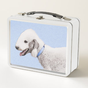 Bedlington Terrier Painting - Originele Dog Art
