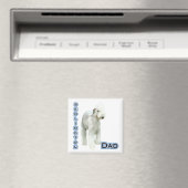 Bedlington Terrier Papa 4 - Magnet (In Situ (Lave-vaisselle))