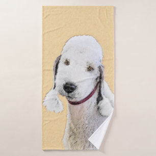 Bedlington Terrier Peinture - Art Chien original