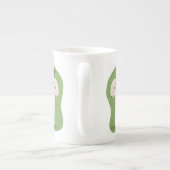 Bedlington Terrier Porselein Kop (Achterkant)