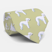 Bedlington Terrier Stropdas (Opgerold)