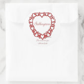 Bedlington Terrier Ware Liefde - Sticker (Tas)