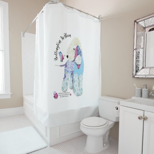Bedlington's in Bloom Douche rideau (En situation)