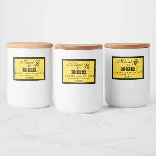 Bedoeld om aangepaste bruiloft gast favoriete labe voedselcontainer etiket (Flessen)