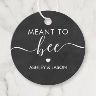 Bedoeld om Bee Honey Gift Label, bruiloft krijtbor Bedankjes Labels