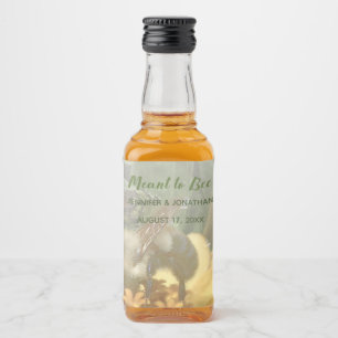 Bedoeld om Bee Honey Party Favor Foto Likeurfles Etiket