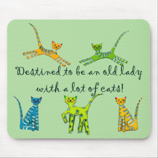 Bedoeld om een oude dame te zijn met veel katten muismat