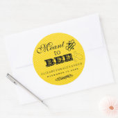 Bedoeld om te zijn bruiloft gast gunst honing pot ronde sticker (Envelop)