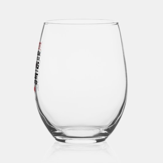 Bedoelde niet om uw Buttonnen sarcastisch prijsopg Wijnglas Zonder Voet (Links)