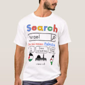 Bedoelde u Palestina - pro Palestine mars T-shirt (Voorkant)