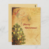  bedorven kerstboomkerstkerstkerstkerstman briefkaart (Voorkant / Achterkant)