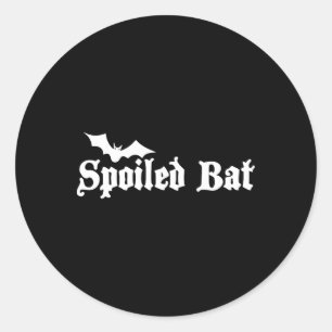 bedorven kont ronde sticker