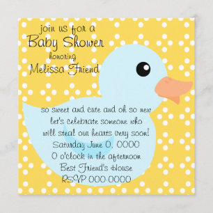 Bedotted Duck in Blue Kaart