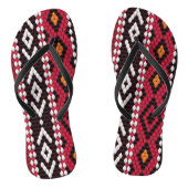 Bedouin Sadu Fabric Pattern Teenslippers (Voetbed)