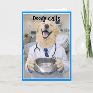 Bedpan 1 Get Well Card BPB-1 Kaart
