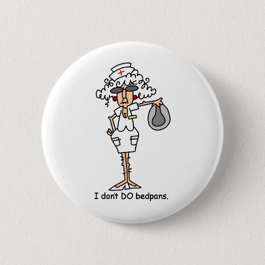 Bedpans! Ronde Button 5,7 Cm (Voorkant)