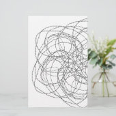 Bedraad Briefpapier (Staand voorkant)
