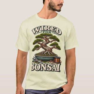 Bedraad voor Bonsai Boomverzorging T-shirt