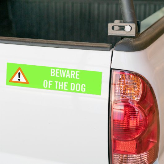 BEDRAG BUMPERSTICKER (Op Truck)