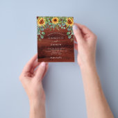 Bedrag van de bruinhouten bruinhoutskool flyer (Hand)