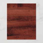 Bedrag van de bruinhouten bruinhoutskool flyer (Achterkant)