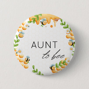 BEDRAG VOOR Button Baby shower van honingbijen