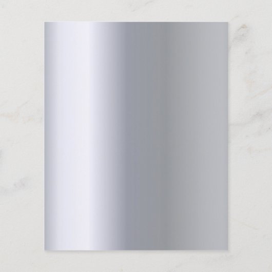 Bedrag zilveren witte rozen in het bruiloft Menu (Achterkant)