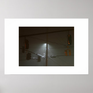 Bedragen in de mist poster