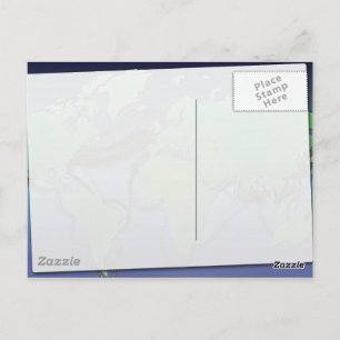 Bedragen van de wereld - Onderzeese kabels Briefkaart