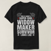 Bedragenmaker hartaanval Survivor krijgt goed recu T-shirt (Design voorkant)
