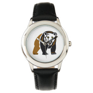 Bedreigd dier - GRIZZLY Beer - Wildlife - Horloge