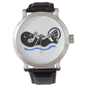 Bedreigd dier - Koel Zee OTTER - Wildlife - Horloge