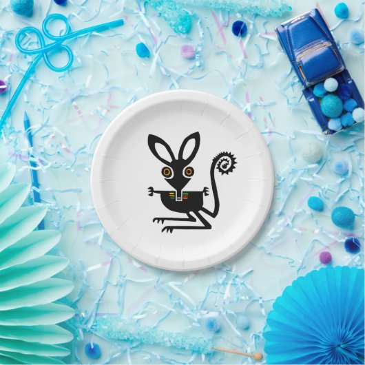 Bedreigd dier - Schattige Aussie BILBY - Partij Papieren Bordje (Feest)