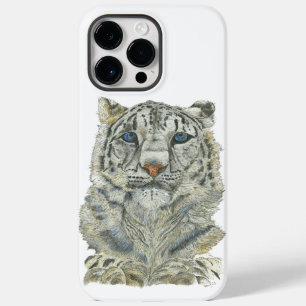 Bedreigd Elusive Snow Leopard kunstwerk Case-Mate iPhone 14 Pro Max Hoesje