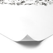 Bedreigde dieren bomen aarde-wervingskunst poster (Hoek)