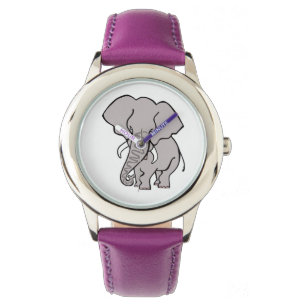 Bedreigde dieren - OLIFANT - Red wilde dieren Horloge
