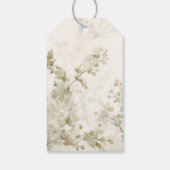 Bedreigde handgeschilderde grote Indische bustard Cadeaulabel (Achterkant)