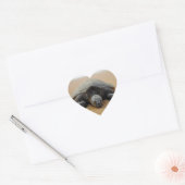 Bedreigde Zee Turtle Sticker (Envelop)
