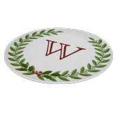Bedreiging met monogram snijplank (Hoek)