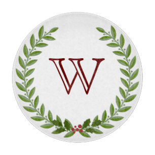 Bedreiging met monogram snijplank