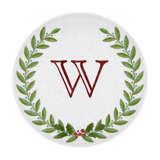 Bedreiging met monogram snijplank (Voorkant)