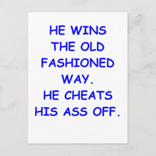 bedrieger briefkaart