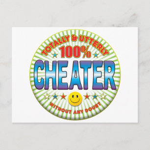Bedrieger totaal briefkaart