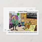 Bedrieglijk 4 webdesign grappige cadeautjes en ver briefkaart (Voorkant / Achterkant)