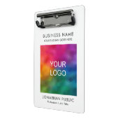  bedrijf Bedrijfs Logo Mini Klembord (Angled2)