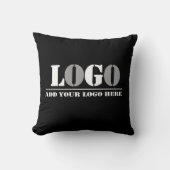 Bedrijf Black Creëer Uw eigen Afbeelding Kussen (Voorkant)