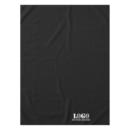 Bedrijf Black Creëer Uw eigen Afbeelding Tafelkleed (Voorkant)