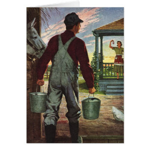  bedrijf, Boerderij met boeren en kippen