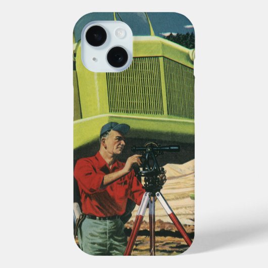  bedrijf, bouwplaats met enquête Case-Mate iPhone case (Achterkant)