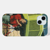  bedrijf, bouwplaats met enquête Case-Mate iPhone case (Achterkant (horizontaal))